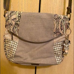 Sakroots Fold over Dove Soulful Desert Crossbody